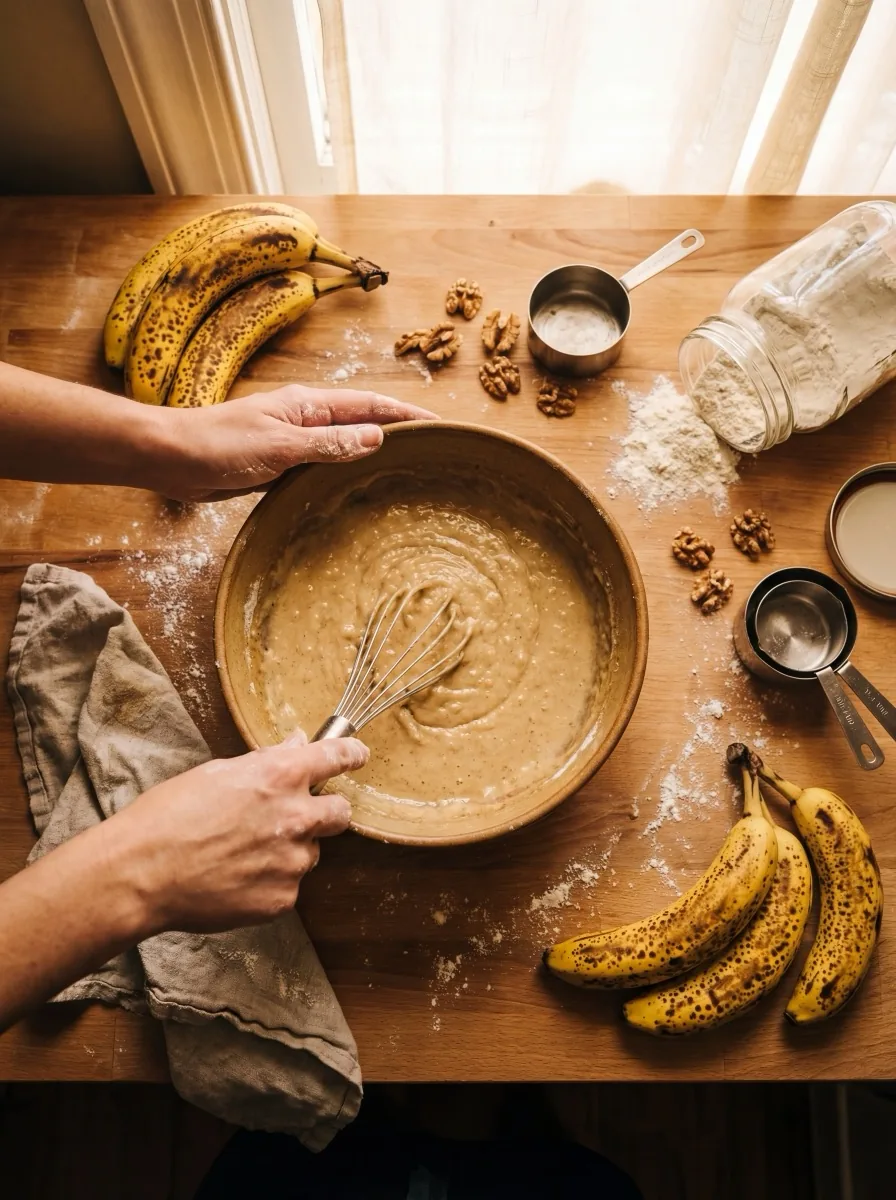 Bananenkuchen Zubereitung