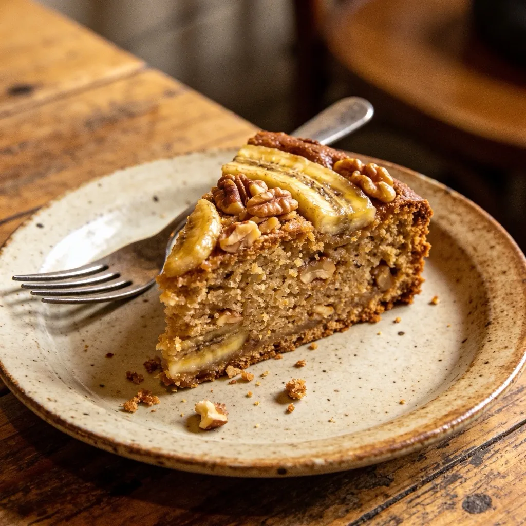 Bananenkuchen mit Walnussen